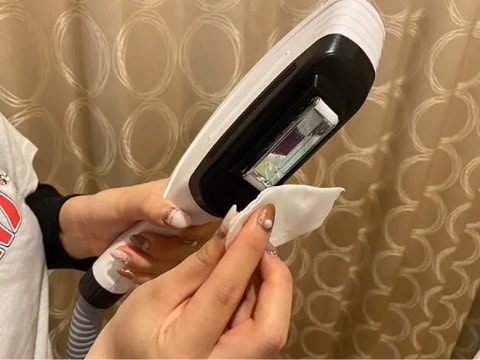 ハンドピースの消毒
