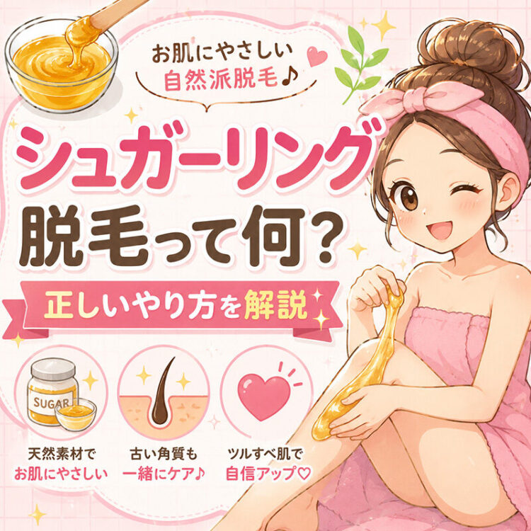シュガーリング脱毛って何？正しいやり方を解説