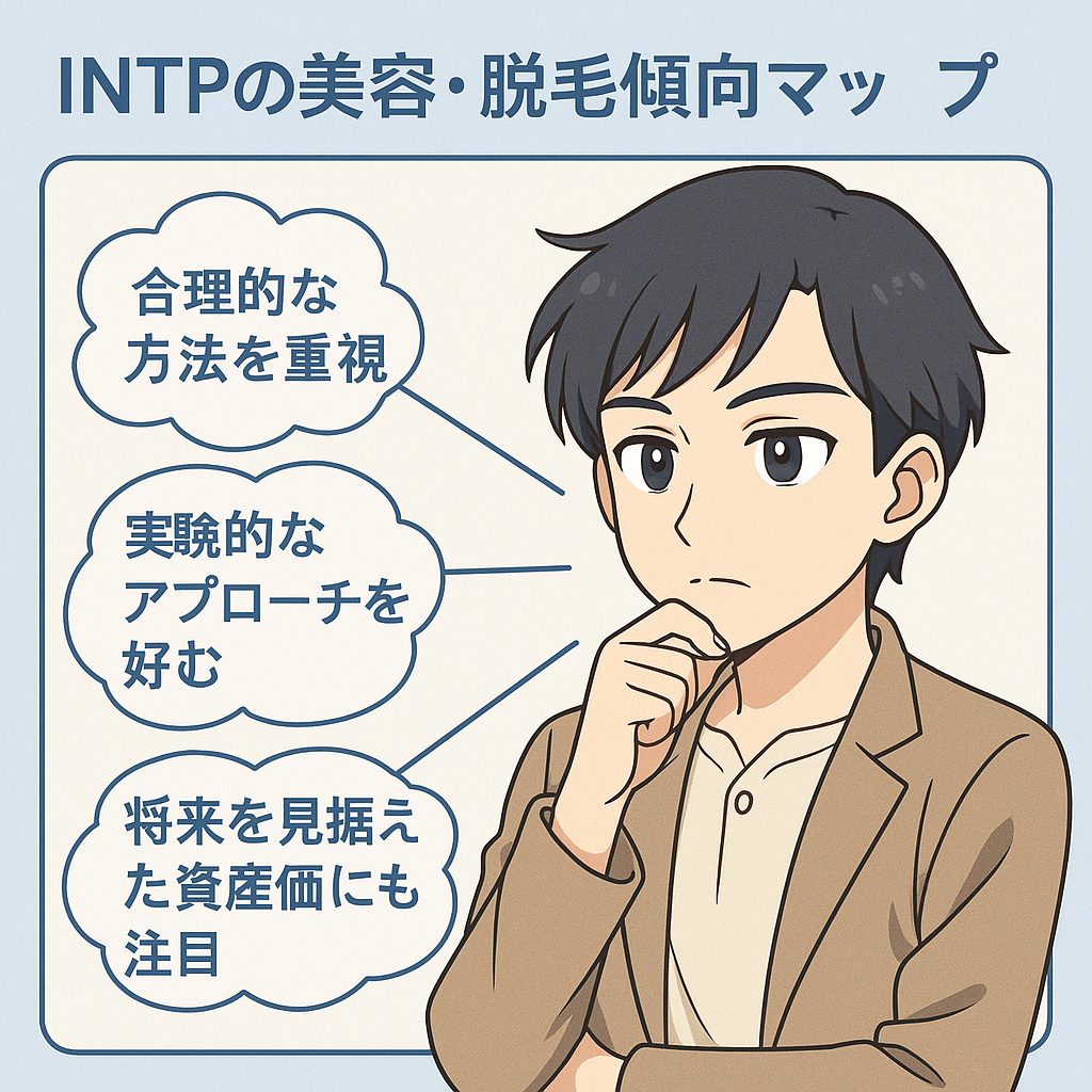 INTPの美容傾向マップ